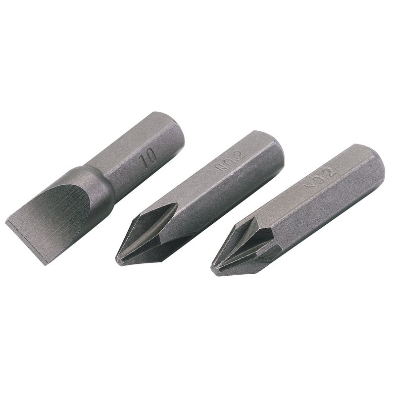 Draper 30912 Plain Slot Impact Screwdriver Bit, 10mm