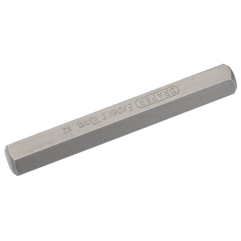 Draper Expert 33337 Hexagonal 10mm Insert Bit for Mechanics Bit Sets, 10mm x 75mm