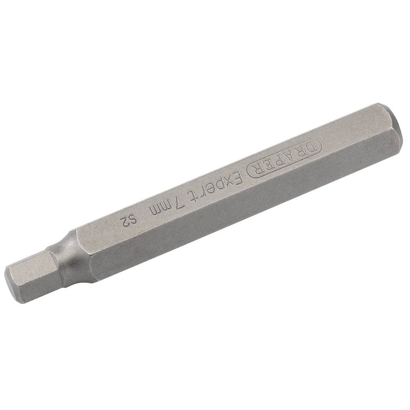 Draper Expert 33335 Hexagonal 10mm Insert Bit for Mechanics Bit Sets, 7mm x 75mm