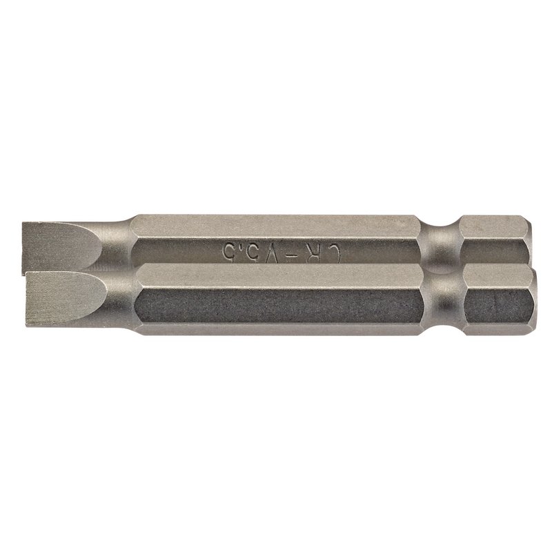 Draper 64094 Plain Slot Insert Bit, 5.5mm, 1/4" Hex, 50mm Long (Pack of 2)
