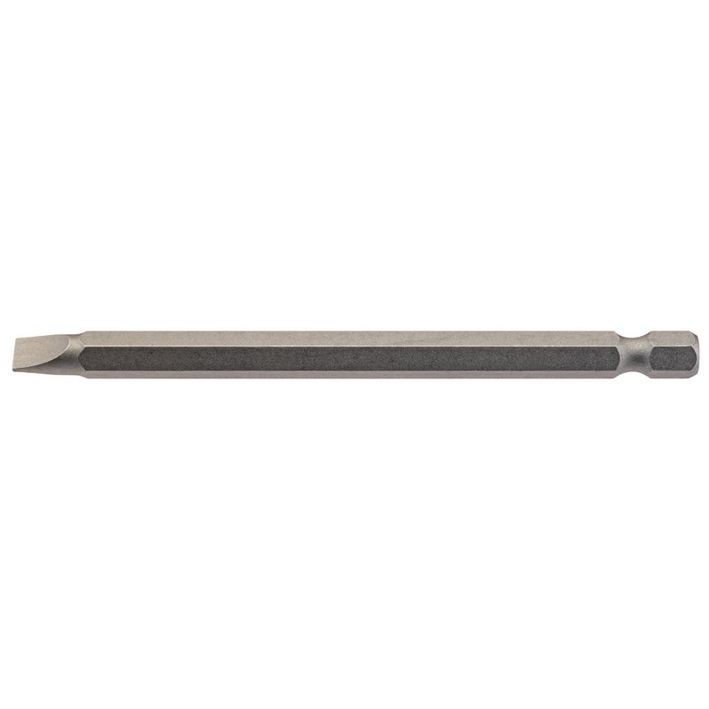 Draper 64347 Plain Slot Insert Bit, 6mm, 1/4" Hex, 100mm Long (Pack of 1)
