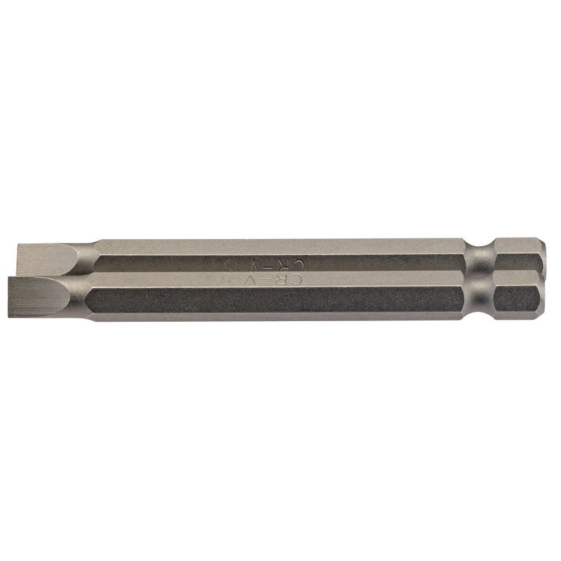 Draper 64308 Plain Slot Insert Bit, 6mm, 1/4" Hex, 75mm Long (Pack of 2)