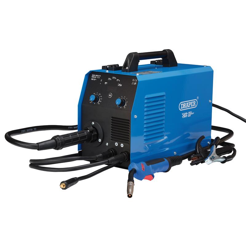 Draper 70047 Gas/Gasless MIG Inverter Multi-Welder Dti, 160A