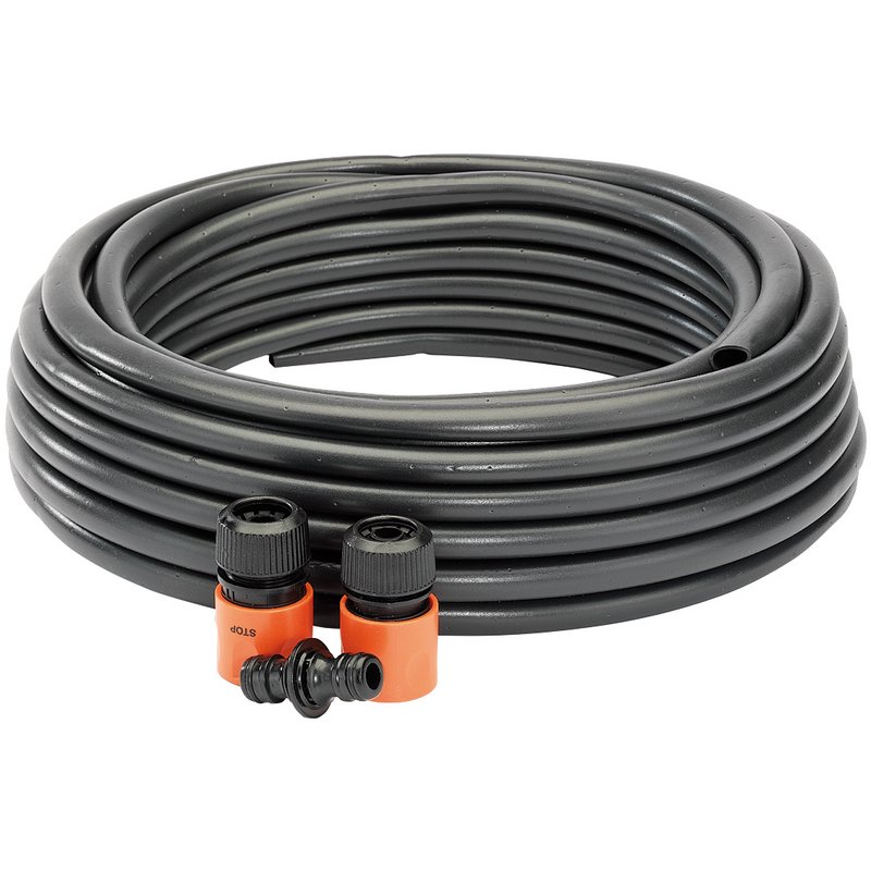 Draper 68261 Perforated Soaker Hose, 12mm Bore, 15m, Black