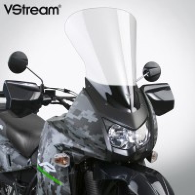 National Cycle 08-18 Kawasaki KLR650 V Stream/ Wave Tall Windshield-Clear N20114