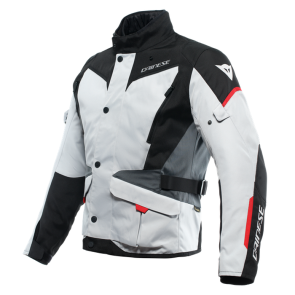 Dainese Tempest 3 D Dry Jacket Glacier Gray/Black/Lava Red Size - 44 201654642-45G-44