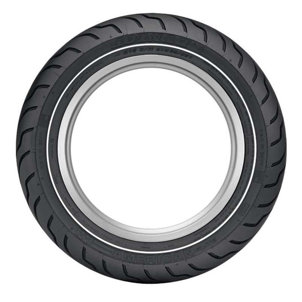 Dunlop American Elite Bias Rear Tire - MT90B16 M/C 74H TL  - Narrow Whitewall 45131814