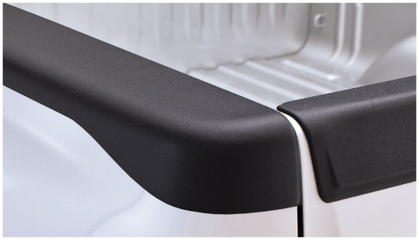 Bushwacker 07-14 Chevy Silverado 1500 Fleetside Bed Rail Caps 78.7in Bed - Black 48518
