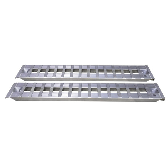 Gen-Y Heavy-Duty 7ft Aluminum Loading Ramps 14in x 84in 3K Capacity Per Ramp - Pair GH-16084