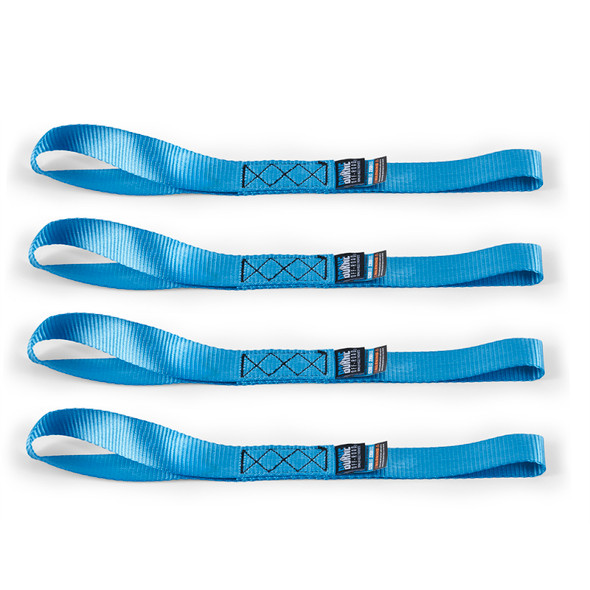 Borne Off-Road Heavy-Duty Ratchet Tie-Down Kit (4-Pack) - Blue BNRTC-TDHD-4BL