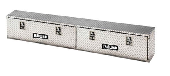 Tradesman Aluminum Top Mount L-Wing Box (72in.) - Brite 8172T