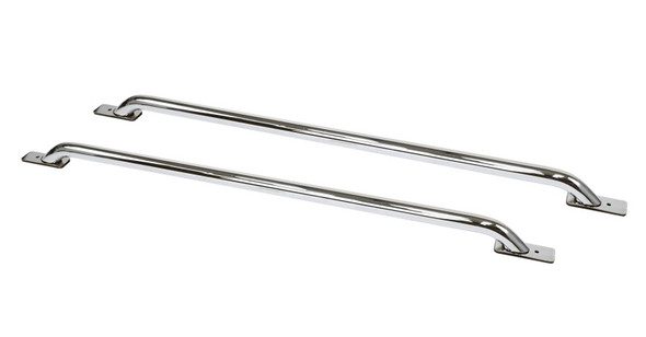 Go Rhino 94-18 Dodge Pick Up / Ram 1500/2500HD/3500 Stake Pocket Bed Rails - Chrome 8128C