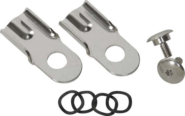 Kentrol 76-86 Jeep CJ8/CJ8 Tailgate Latch Pair CJ7/CJ8 - Polished Silver 30564