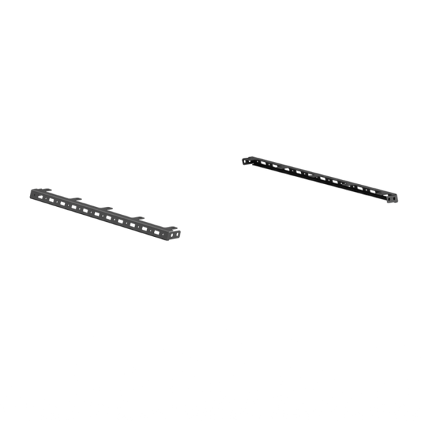 Road Armor TRECK Dual Upper 5-1/2-6ft Bed Accessory Rail & 5-Light Mounts - Tex Blk (Pair) 550BRS-TLMK-485