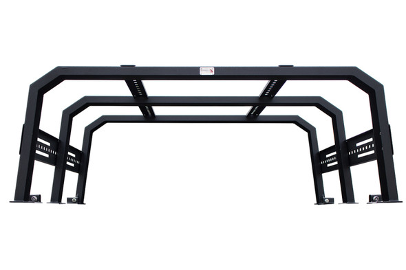 Fishbone Offroad 20+ Jeep Gladiator Bed Rack Full Tackle Rack - Black Powdercoat FB21219