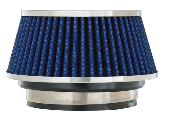 Spectre Adjustable Conical Air Filter 2-1/2in. Tall (Fits 3in. / 3-1/2in. / 4in. Tubes) - Blue 8166