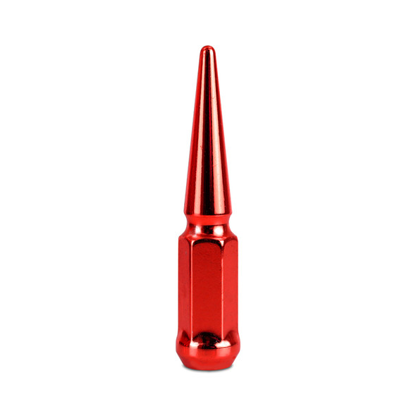 Mishimoto Mishimoto Steel Spiked Lug Nuts M12 x 1.5 24pc Set Red MMLG-SP1215-24RD