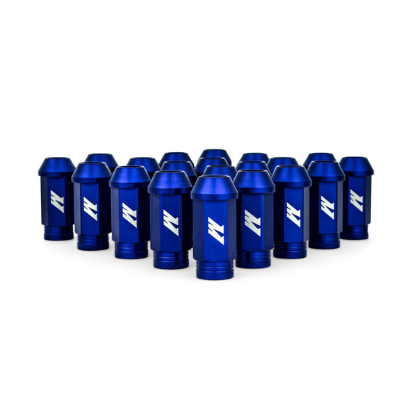 Mishimoto Aluminum Locking Lug Nuts M12x1.25 20pc Set Blue MMLG-125-20LBL
