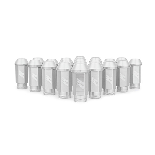 Mishimoto Aluminum Locking Lug Nuts M12x1.25 20pc Set Silver MMLG-125-20LSL