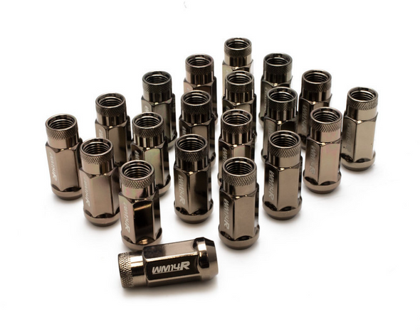 Wheel Mate WM14R 14x1.50 Lug Nuts Titanium Chrome 20 PCS WM14R06T