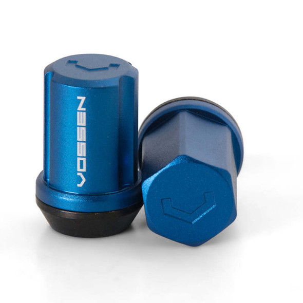 Vossen 35mm Lug Nut - 14x1.5 - 19mm Hex - Cone Seat - Blue (Set of 20) LUG-N1450-BL