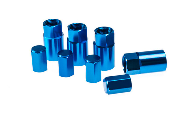 Wheel Mate Aluminum TPMS Valve Stem Cover - Blue Anodize 45930U