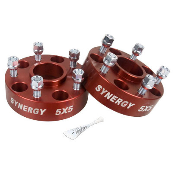 Synergy Jeep Hub Centric Wheel Adapters 5x4.5 to 5x5 1.50in Width 4112-5-45-50-H