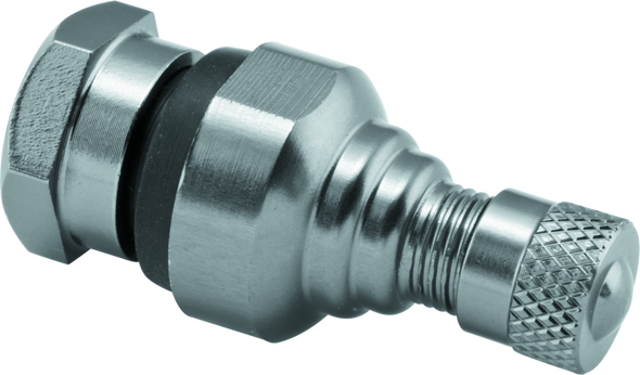 BikeMaster Valve Stem Aluminum 11.3mm Pair Titanium 151974