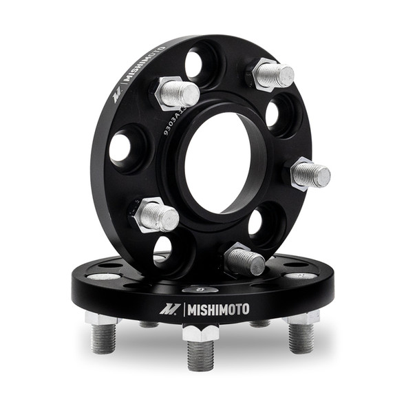 Mishimoto Wheel Spacers - 5x108 - 63.3 - 15 - M12 - Black MMWS-006-150BK