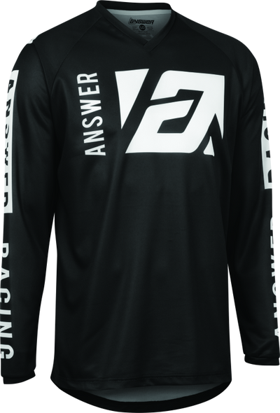 Answer Syncron Merge Jersey Black/White Youth - XL 446723