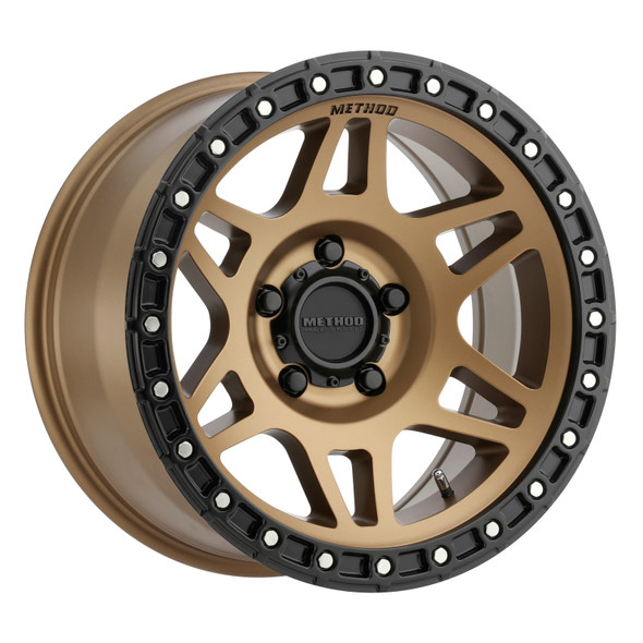 Method MR312 17x8.5 0mm Offset 5x5 71.5mm CB Method Bronze/Black Street Loc Wheel MR31278550900