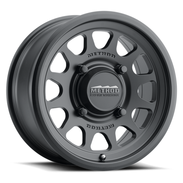 Method MR414 Bead Grip 15x10 / 6+4/25mm Offset / 5x4.5 / 76mm CB Matte Black Wheel MR41451012564