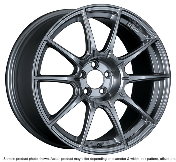 SSR GTX01 18x9.5 5x114.3 40mm Offset Dark Silver Wheel XA18950+4005GDK