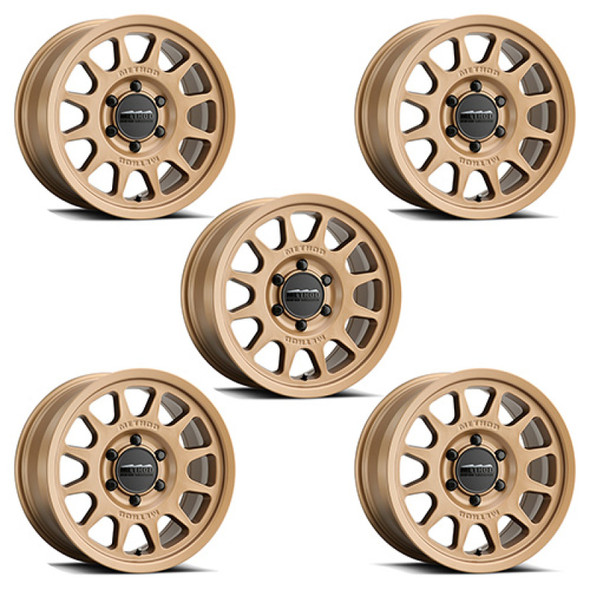 Ford Racing 21-23 Bronco (Excl Bronco Raptor) 17x8.5 Method Bronze Wheel Kit M-1007K-M1785BR