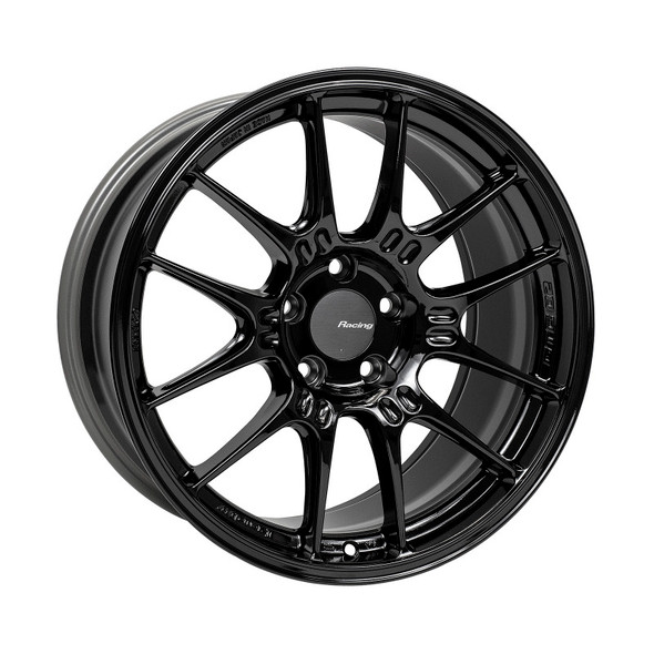 Enkei GTC02 18x9.5 5x114.3 40mm Offset 75mm Bore Gloss Black Wheel 534-895-6540GB