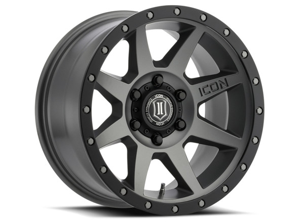 ICON Rebound 17x8.5 6x120 0mm Offset 4.75in BS 67mm Bore Titanium Wheel 1817859447TT
