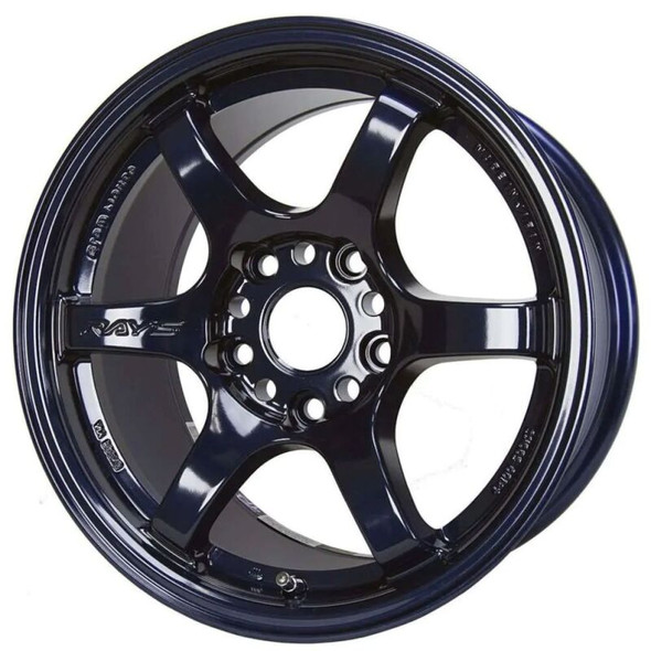 Gram Lights 57DR 17x9.0 +38 5-100 Dark Blue Chrome Wheel MOQ 20 WGIQ38DNC