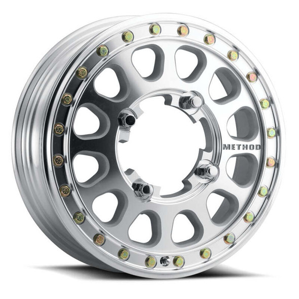 Method MR401-R UTV Beadlock 15x5 / 4.25+0.75/40mm Offset / 5x4.5 / 72mm CB Machined - Raw Wheel MR40155012340B