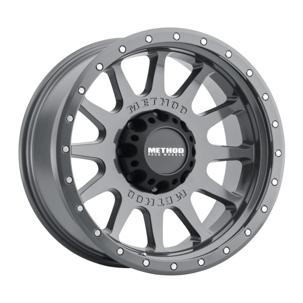 Method MR605 NV 20x10 -24mm Offset 8x170 124.9mm CB Gloss Titanium Wheel MR60521087824N
