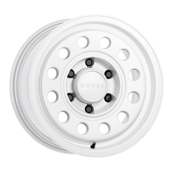 Nomad N501SA Convoy 16x8in / 6x139.7 BP / -10mm Offset / 106.1mm Bore - Gloss White Wheel N501SA-68060-10