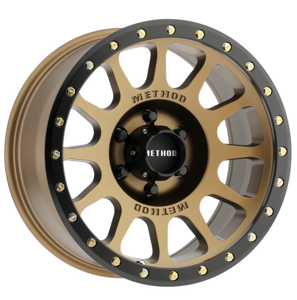 Method MR305 NV 20x10 -18mm Offset 6x5.5 108mm CB Method Bronze/Black Street Loc Wheel MR30521060918N