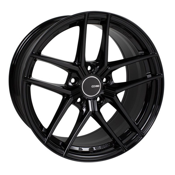 Enkei TY5 19x9.5 5x114.3 35mm Offset 72.6mm Bore Black Wheel 498-995-6535BK