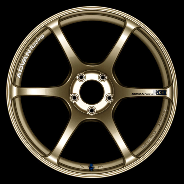 Advan RGIII 17x7.5 +48 5-114.3 Racing Gold Metallic Wheel YAR7F48EZ
