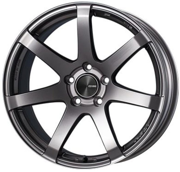 Enkei PF07 17x8 5x114.3 48mm Offset Dark Silver Wheel *Special Order/No Cancel* 490-780-6548DS