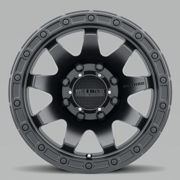Method MR317 20x9 +18mm Offset 8x170 130.81mm CB Matte Black Wheel MR31729087518