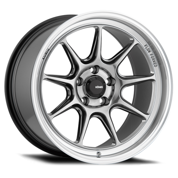 Konig Countergram 18x9.5A 5x114.3 ET35 Hyper Chrome / Machined Lip CT9851435C