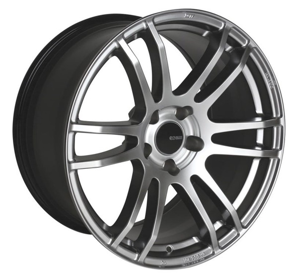 Enkei TSP6 18x8 45mm Offset 5x100 Bolt Pattern 72.6 Bore Hyper Silver Wheel 486-880-8045HS