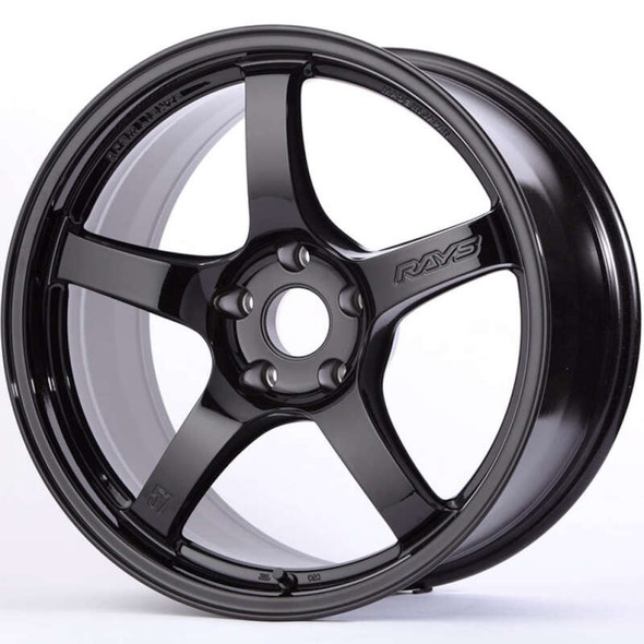 Gram Lights 57CR 18x8.5 +37 5x114.3 Gloss Black Wheel WGCRV37EGX
