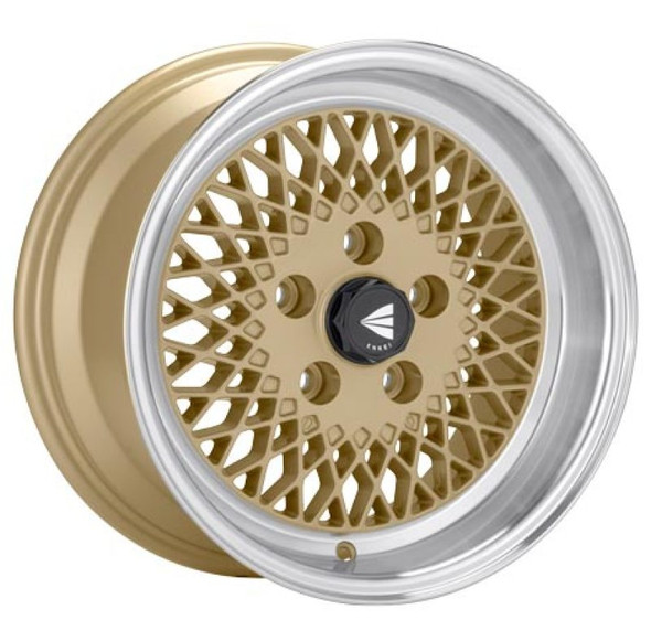 Enkei92 Classic Line 15x7 38mm Offset 4x100 Bolt Pattern Gold Wheel 465-570-4938GG