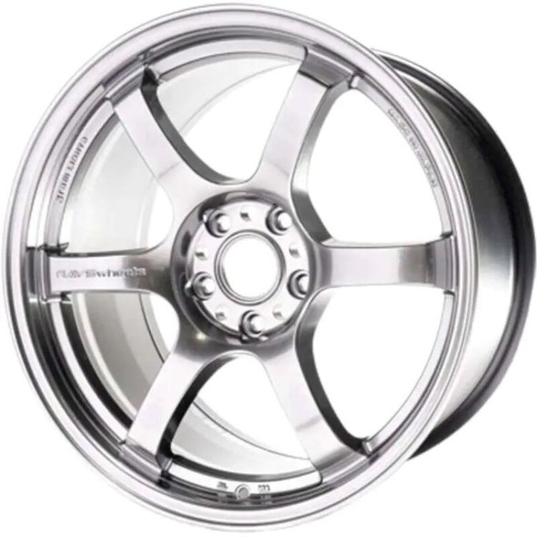 Gram Lights 57DR 15x8 / +35mm / 4-100 Grace Silver Wheel WGIE35AQNK